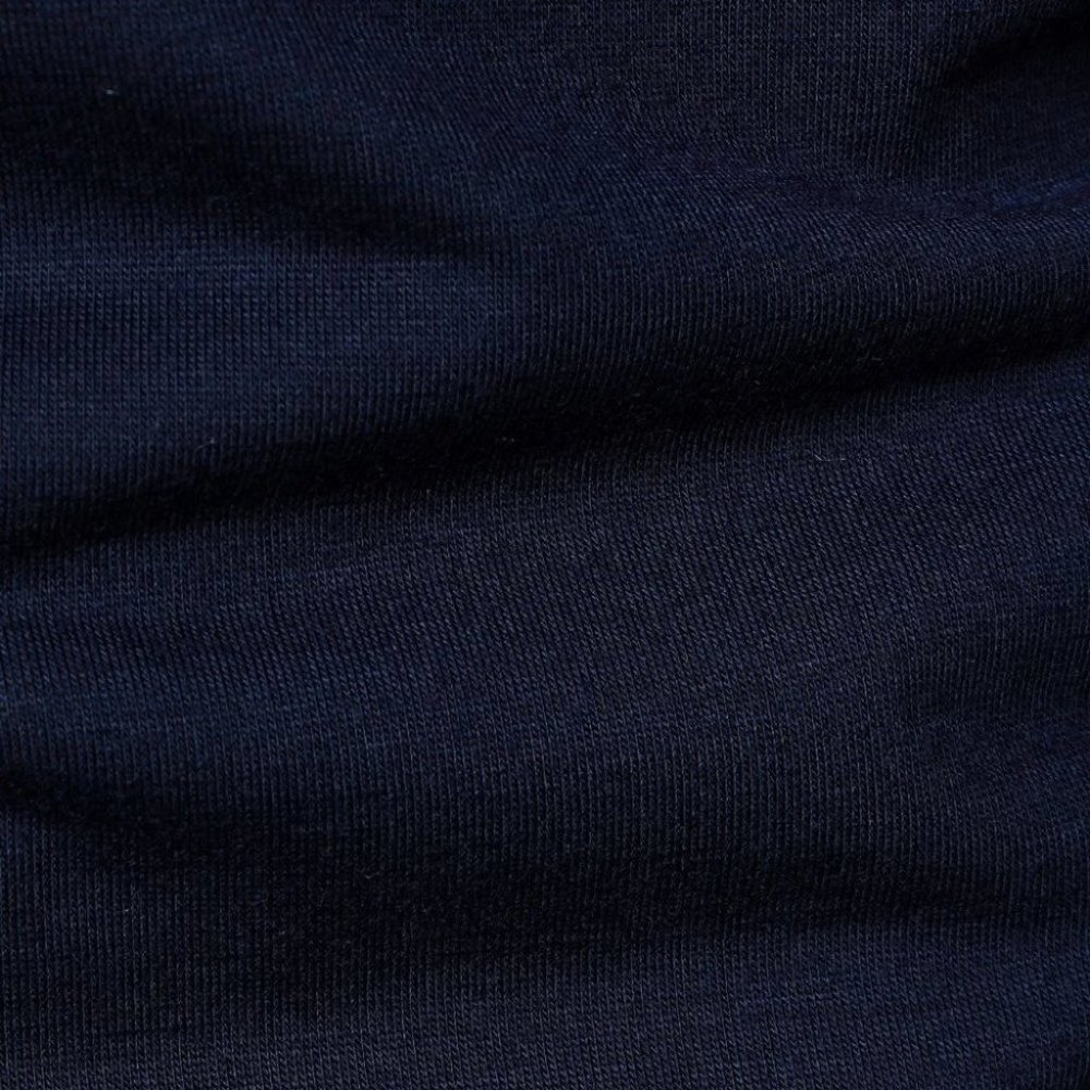 Casual Navy Blue Trim Men's Polo Shirt w/Red and White Stripes - Picture 8 of 9